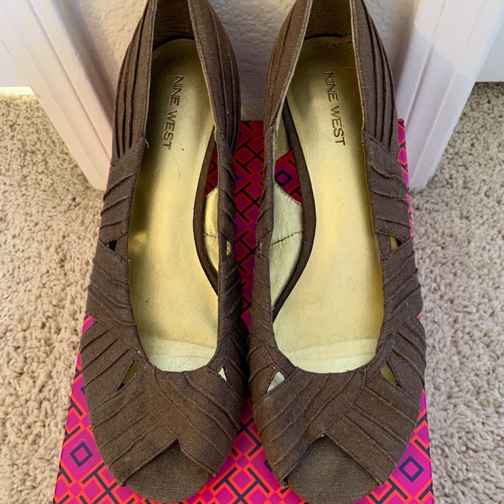 Nine West Kitten Heel Pumps 8.5